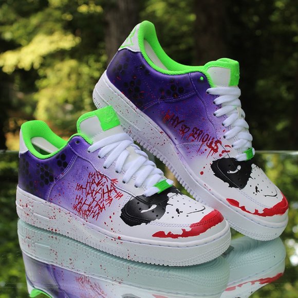 Nike Air Force 1 Low Joker Custom Men’s Size 8.5 - Picture 1 of 16